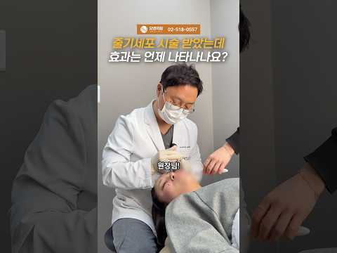 줄기세포 시술 받았는데 효과는 언제 나타나나요? 효과 시점 안내