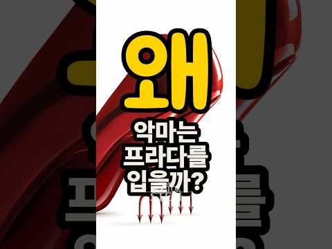 악마는 왜 프라다를 입을까? 명품 시술에 비유하면 프라다?