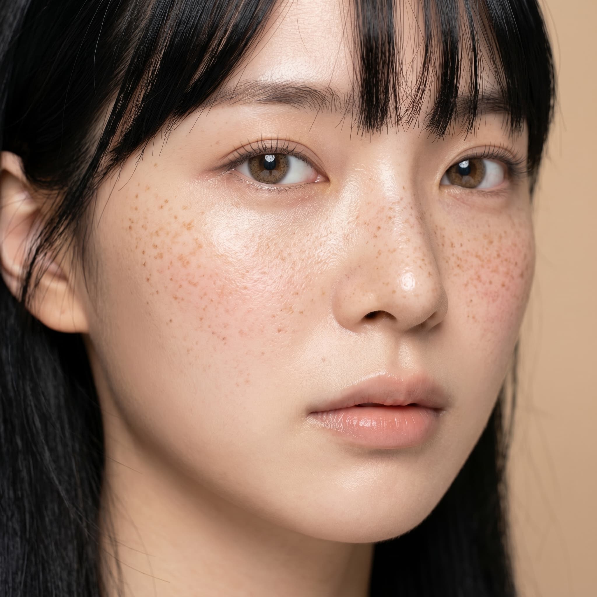 양 볼·코 주근깨가 신경 쓰이는 분